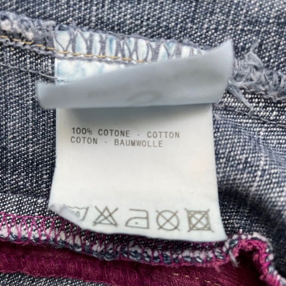 Jeans jacket size S Cappopera Italy designer’s 100% cotton denim - Picture 10 of 10